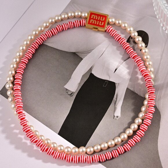 Miu MiuWomen Fashion Trend Necklace